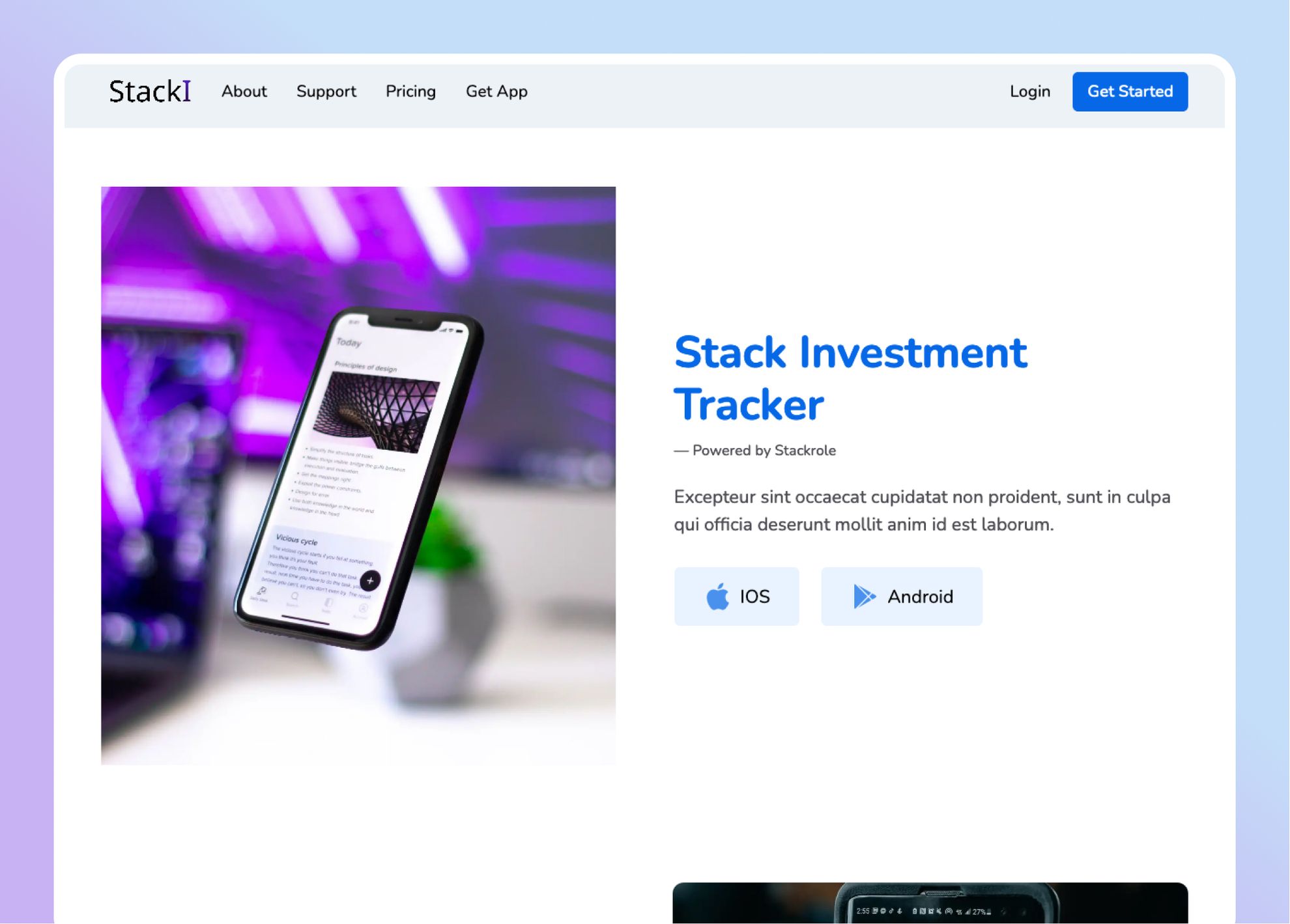 StackI - Screenshot